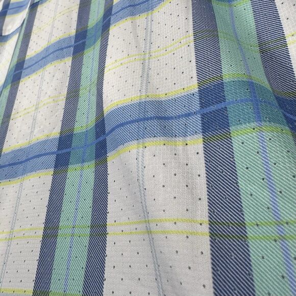 NWT Huk Men’s Latitude Tide Point Short Sleeve Button Up Flannel Performance New - Picture 14 of 15